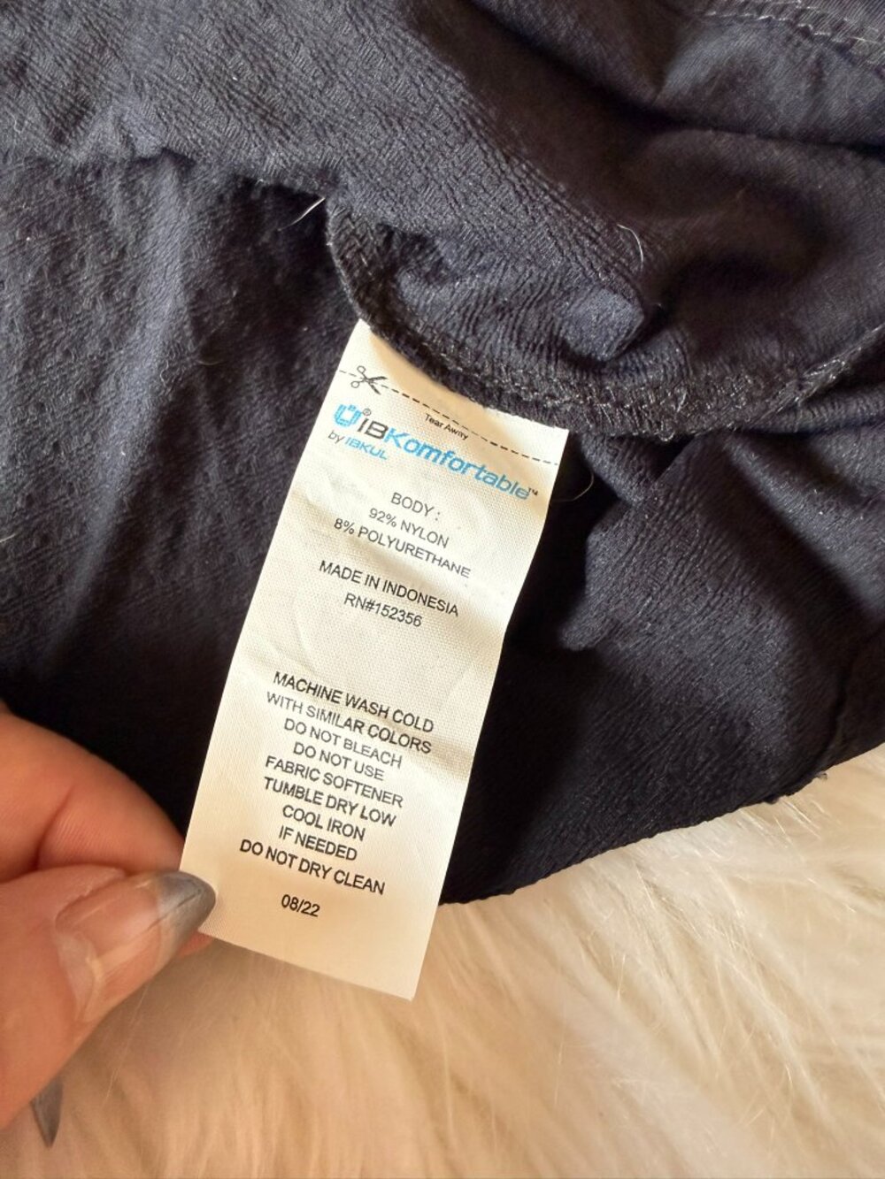 NWT Ibkul Women's Cooling Black Pajama Set XS - Picture 11 of 12